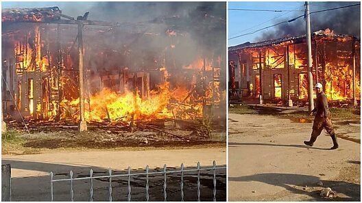 Varias viviendas arrasadas por incendio de gran magnitud en Placetas
