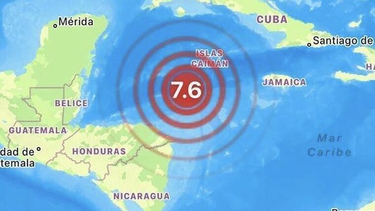 Sismo en el Caribe se siente en el occidente y centro de Cuba