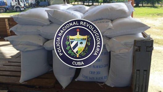 Cuba: policía intercepta camión con 470 sacos de arroz en Sancti Spíritus