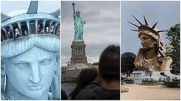Desde Francia le reclaman a Estados Unidos que les devuelvan la Estatua de la Libertad
