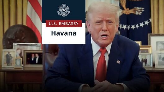 Embajada de Estados Unidos en Cuba publica nuevo mensaje de Trump: Váyanse o los deportaremos «por las malas»
