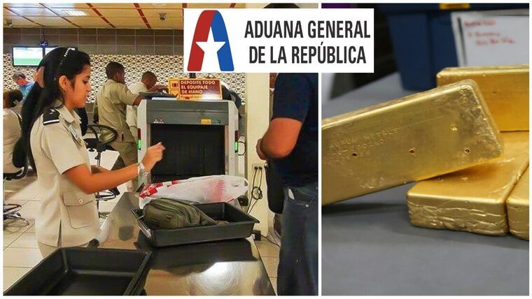 Mayores controles en la Aduana de Cuba: Le incautan 2 kilogramos de oro a un pasajero