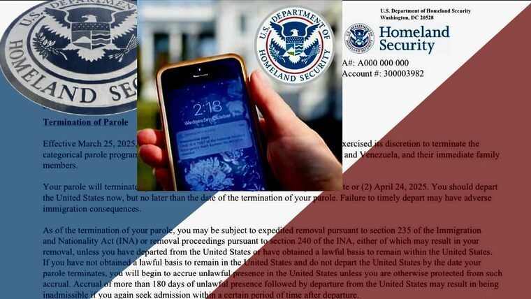 “Debe irse de Estados Unidos”: La notificación de DHS que le ordena salir antes del 24 de abril a miles de migrantes que entraron con Parole
