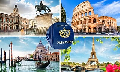 europa visa españa cubanos