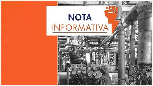 Nota informativa de la Unión Eléctrica