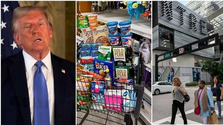 Cada vez más estadounidenses creen que la economía va peor con Trump, mientras que este culpa a Biden