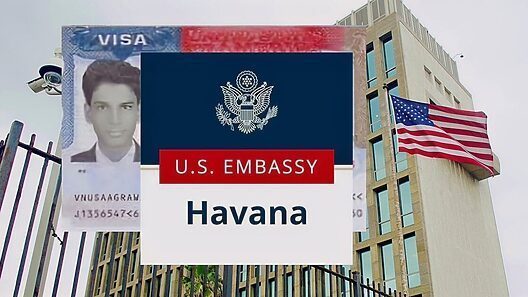 Mensaje de la Embajada de Estados Unidos en Cuba sobre visas