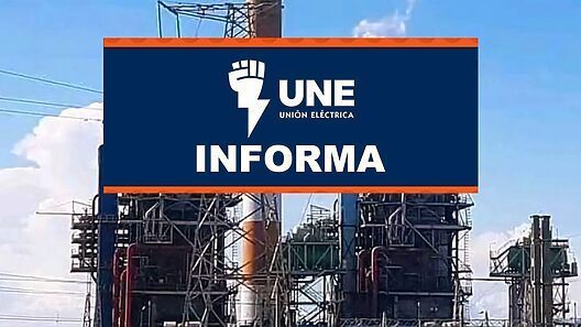 Nota informativa de la Unión Eléctrica de Cuba