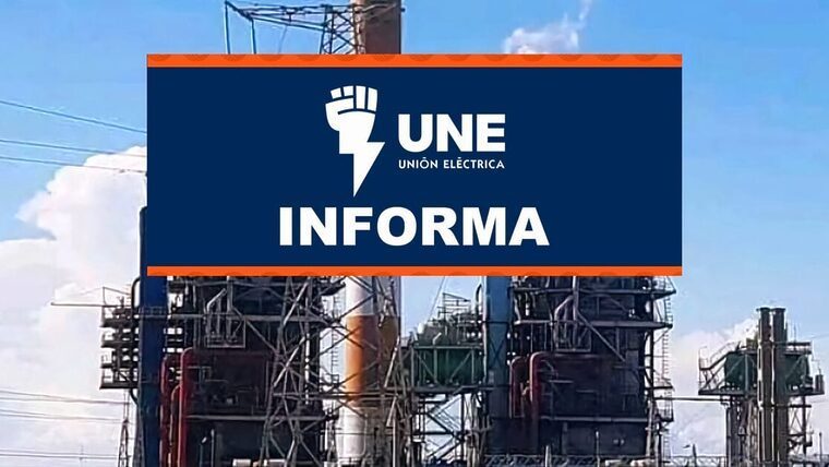 Nota informativa de la Unión Eléctrica de Cuba