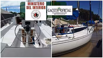 MININT: Confiscada embarcación estadounidense hallada en costas cubanas