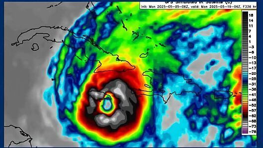 Información del Instituto de Meteorología de Cuba sobre formación ciclónica con potencial de afectación