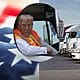trump inglés camioneros usa