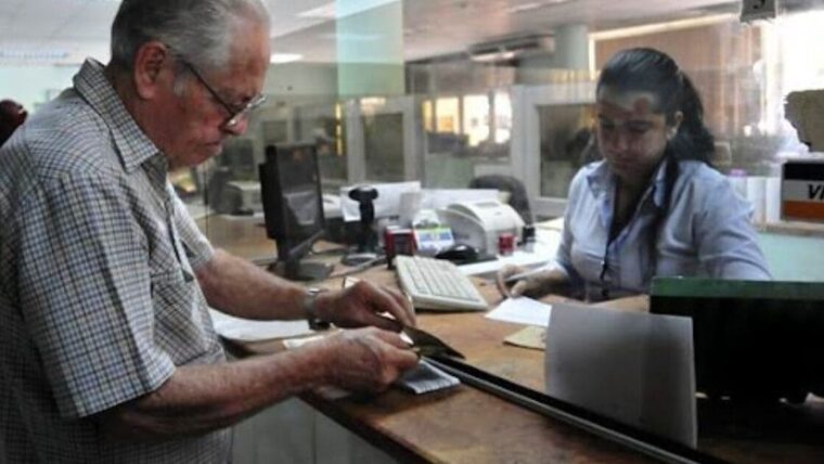 bancos cobros pesos jubilados