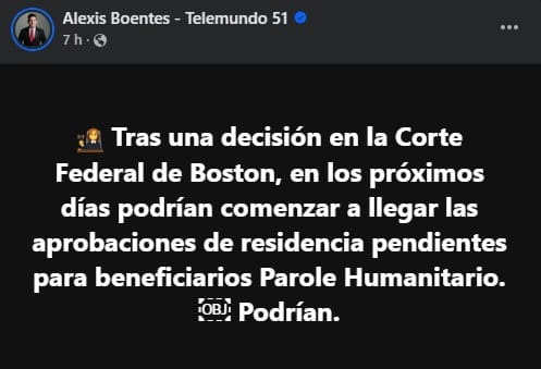 boentes parole green card cubanos