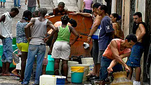 pénurie d'eau à La Havane