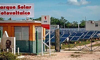 paneles solares cuba