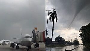 tornado aeropuerto habana cuba