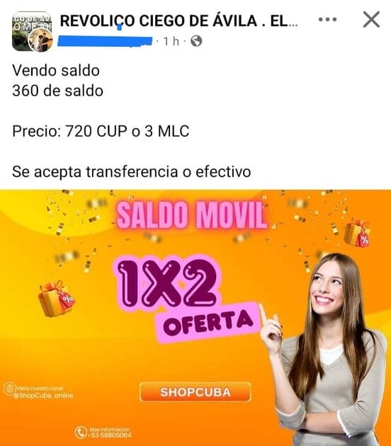reventa de saldo movil revolico cuba