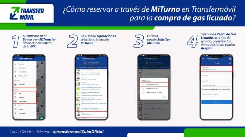 reservar gas
