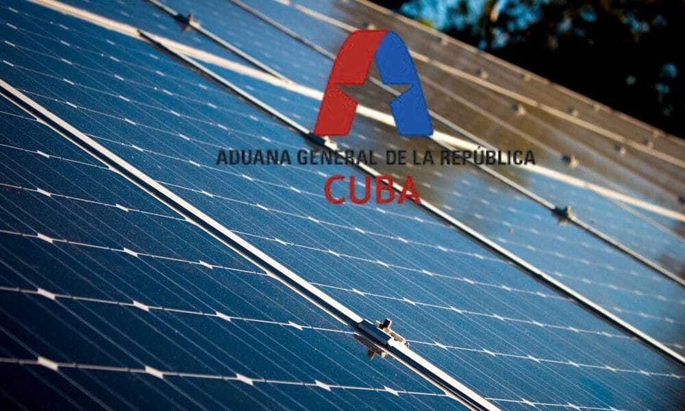 aduana cuba paneles solares
