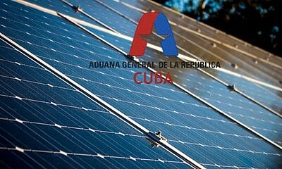 aduana cuba paneles solares