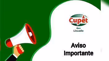 aviso cupet gas licuado