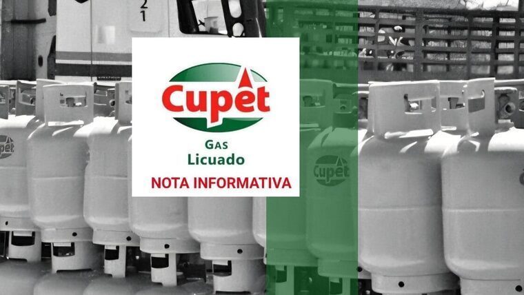 Información importante de Cupet sobre la venta de gas licuado
