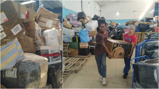 Información de Correos de Cuba sobre colapso del servicio de recepción y entrega de paquetería internacional