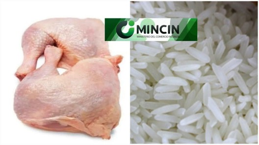 Pollo por consumidor y otros alimentos. Información del MINCIN sobre la canasta básica