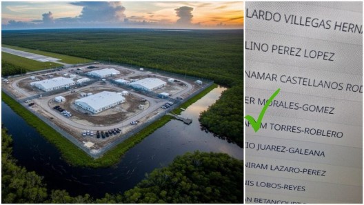 Revisa si tu familiar cubano está en esta lista de detenidos por inmigración que van a Alligator Alcatraz