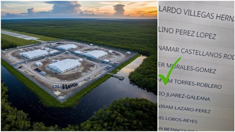 Revisa si tu familiar cubano está en esta lista de detenidos por inmigración que van a Alligator Alcatraz