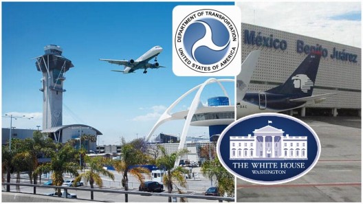 Estados Unidos informa que castigará a México y evalúa suspender los vuelos procedentes de aeropuertos mexicanos