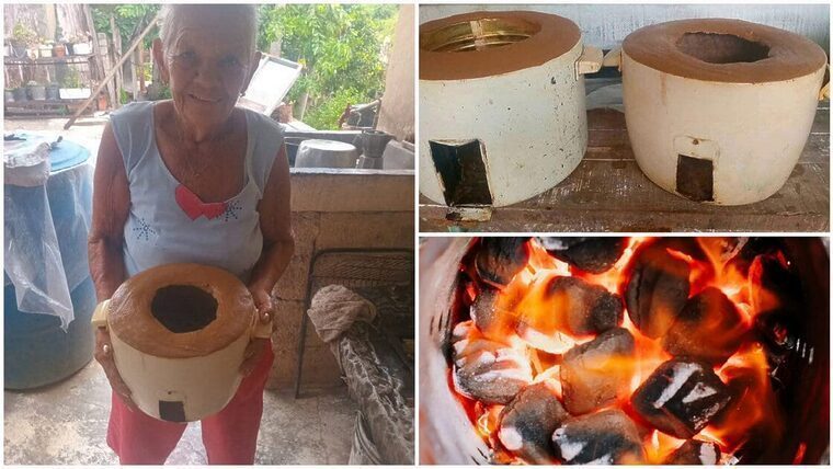 ¿Vamos por más? Cubanos convierten ollas arroceras de la Revolución Energética en fogones de carbón