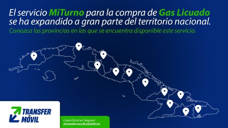 provincias gas cuba