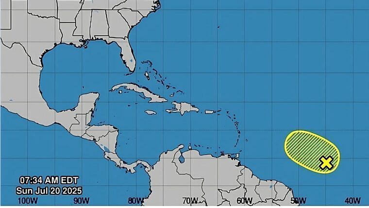 Posible sistema ciclónico tropical en el Atlántico despierta atención: Cuba y Florida entre las zonas bajo vigilancia