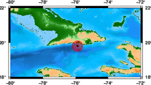 Se registra un sismo en Santiago de Cuba