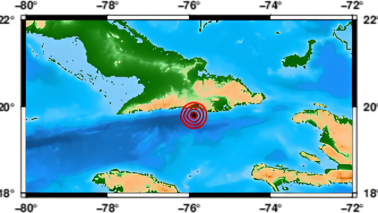 Se registra un sismo en Santiago de Cuba