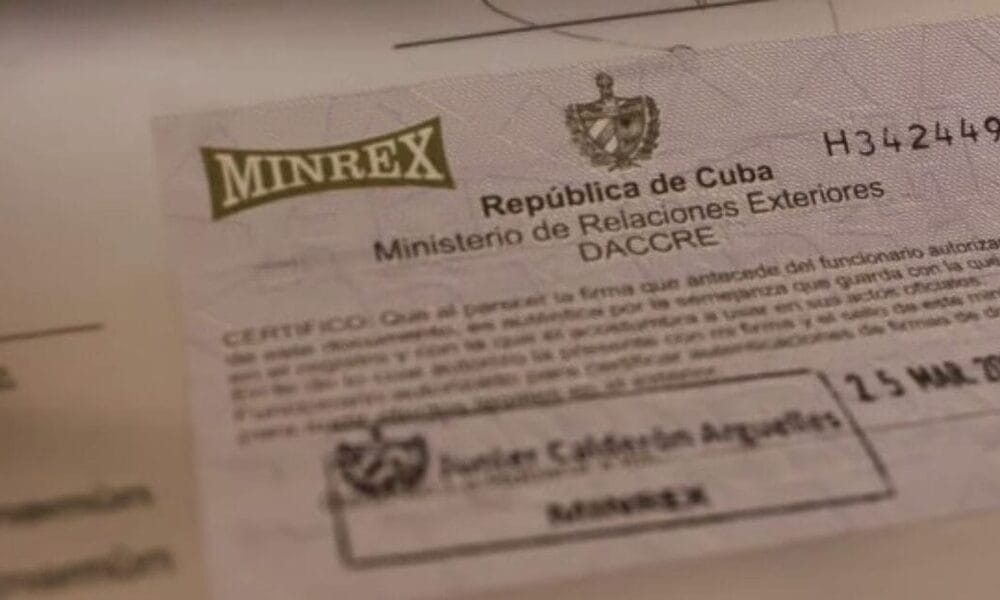 legalizar documentos cuba