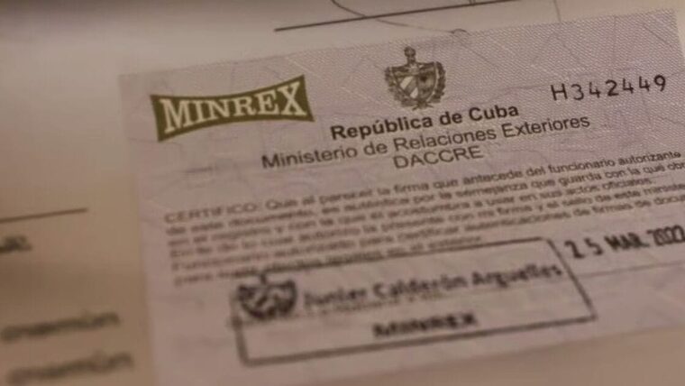 legalizar documentos cuba
