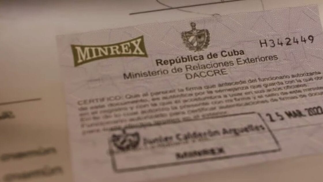 legalizar documentos cuba