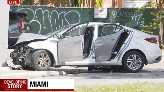 Tres arrestados tras robo de auto a mano armada y persecución en Miami