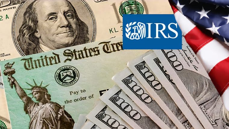 Cheques de estímulo del IRS de 90 dólares para millones de contribuyentes