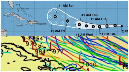 Meteorología: se forma la tormenta tropical Erin. Trayectoria y modelos de pronóstico de Rubiera
