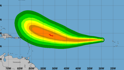 Tormenta tropical Erin avanza en el Atlántico y podría convertirse en huracán esta semana