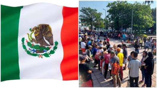 México censa y ofrece opciones a migrantes de la caravana “Éxodo de justicia”