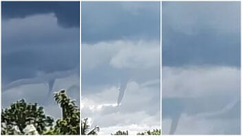 Tiempo inestable en Cuba: avistaron dos trombas marinas en Pinar del Río