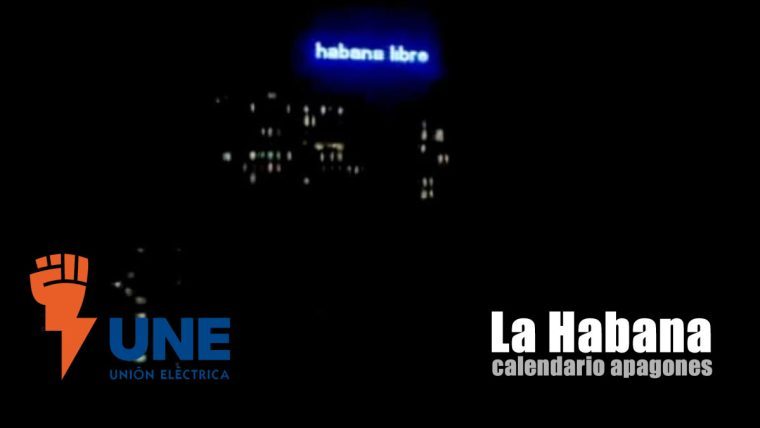 Apagones en La Habana: calendario de la primera semana de septiembre
