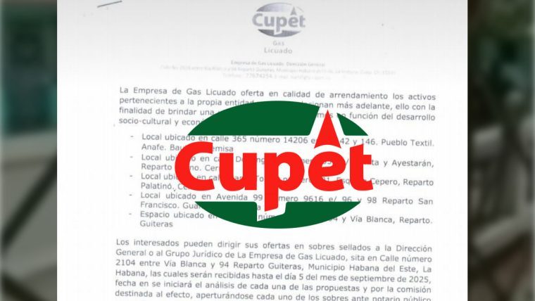 Cupet pone en arrendamiento varios locales en La Habana y Artemisa en plena crisis energética