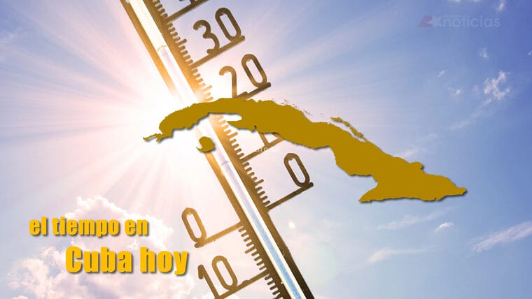 El tiempo en Cuba hoy: altas temperaturas y lluvias en zonas del interior y sur
