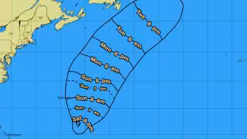 Tormenta tropical Fernand se organiza al sureste de Bermudas